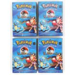 Pokemon TCG Four Base Set Blackout Theme Decks, sealed in original packaging (4).