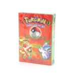 Pokemon TCG Base Set Brushfire Theme Deck, sealed in original packaging. The vendor formerly owned