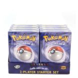 Pokemon TCG Base Set Two Player Starter Decks opened in display / brick. Contains Eight Two Player