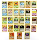 Pokemon TCG. Pokemon Fossil 27 card bundle. Including 15 commons, 10 uncommons and 2 rares.