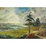 C. Reeve (20th Century), Breaking sun over a loch, oil on canvas, signed and dated 1968 lower right,