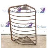 Wrought iron hayrick, h44cm w87cm d44cm