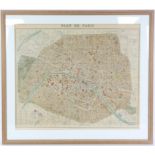 Vuillemin Plan De Paris engraved by F.Lefevre, A new map of the county of Lincoln printed for C S