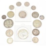 Selection of European and World silver coins