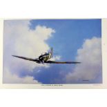 Anthony Hedges (twentieth century), large quantity of over 30 World War II fighter plane prints,