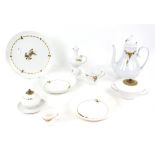 Rosenthal part dinner service, to include vegetable dishes and covers, plates, oil, bottle,