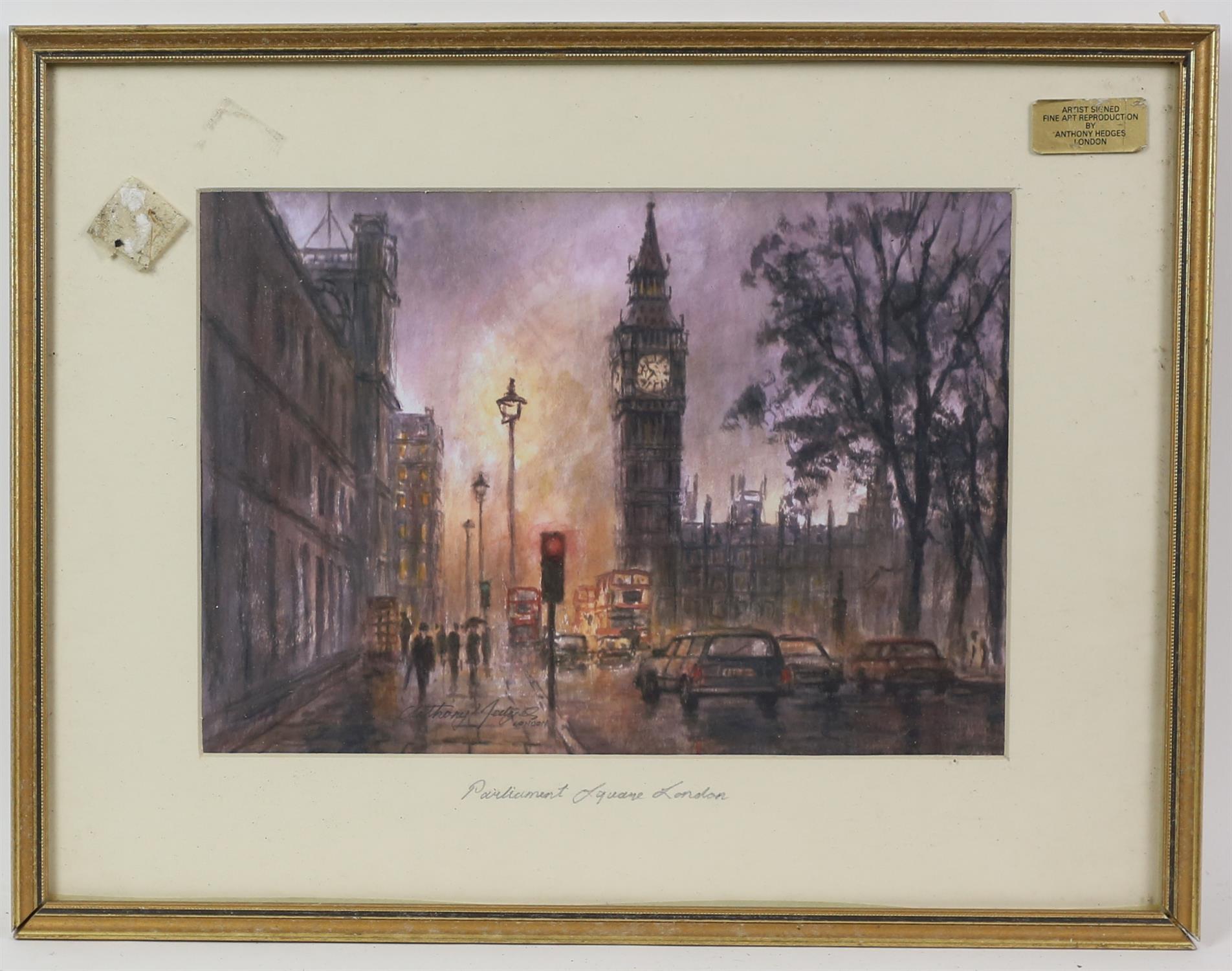 Anthony Hedges (twentieth century), set of pictures to include three original watercolour studies, - Image 6 of 12