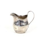 Georgian silver cream jug, London 1801