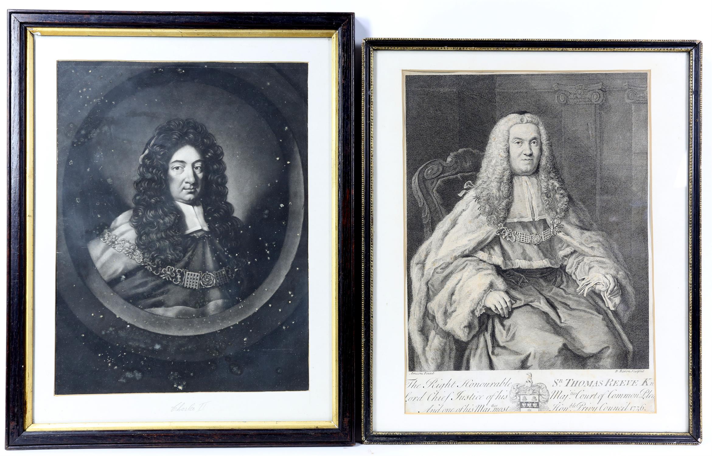 Set of pictures, to include four framed prints depicting royalty and dignitaries (sample size 42 x - Image 3 of 4