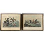 Set of three 'Alken's Sporting Sketches' equestrian prints, framed and glazed, frame size 27 x 34cm