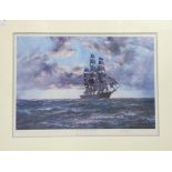 Montague Dawson (1895-1973), 'The tall Ship - Clipper Kaisow', print, signed in pencil to lower