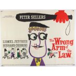 The Wrong Arm of the Law (1963) British Quad film poster, starring Peter Sellers, folded,