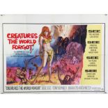 Creatures the World Forgot (1971) British Quad film poster for this double bill feature,