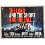 The Long and the Short and the Tall (1960) British Quad film poster, War starring Richard Todd,