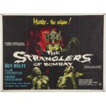 The Stranglers of Bombay (1959) British Quad film poster, Hammer Films Production,