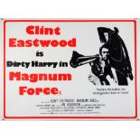 Magnum Force (1973) British Quad film poster, starring Clint Eastwood, folded, 30 x 40 inches.