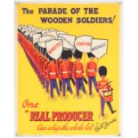 'The Parade of the Wooden Soldiers!' - Original Vintage information poster by Bill Jones,