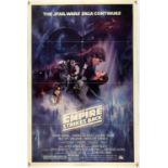 Star Wars The Empire Strikes Back (1980) US One sheet film poster, Gone With The Wind Style, folded,