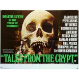 Tales From the Crypt (1972) British Quad film poster, Horror by Freddie Francis, folded,