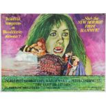 The Vampire Lovers (1970) British Quad film poster starring Ingrid Pitt & Peter Cushing,