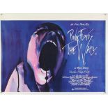 Pink Floyd The Wall (1982) British Quad film poster, untrimmed proof designed by Gerald Scarfe, MGM,