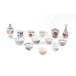 A Group of Imari ware, 18th century and later (13) in various patterns comprising,