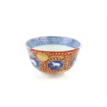 A Nice Japanese Kutani Wakasugi Ware Bowl , Late Edo Period , Circa 1850, this Gosu Akae bowl (