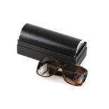 Bvlgari tortoiseshell over sized sunglasses,with diamante and paste set to top of the arms,