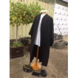 Amended description Ede and Ravenscroft Barrister's Gown , including leather collar box and