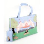 Radley Signature picture bag “Great British Summer 2012” depicting Radley at the Village Fete in