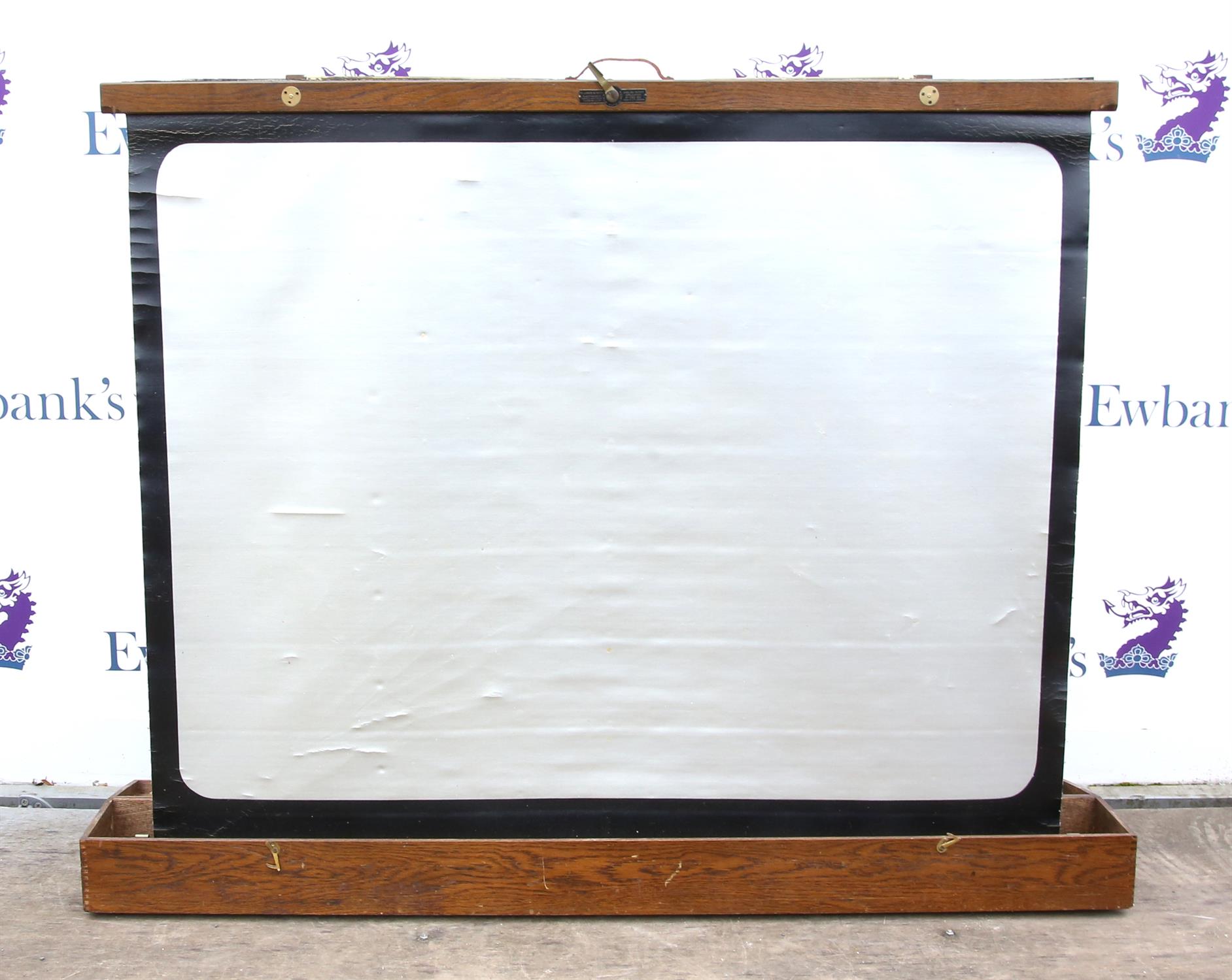 Vintage Ensign pop up projector Auto-Screen, 101 x 131 - Image 2 of 6