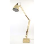 Vintage Herbert Terry Anglepoise lamp, h107cm fully extended