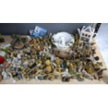 Quantity of Wade Whimsies, to include unboxed Whimsies comprising animals and figures,