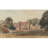 Peter de Wint (British, 1784-1849), Wingfield Castle, Suffolk. Watercolour and pencil.