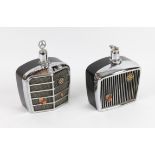 A 'Ruddspeed LTD' chrome decanter, in the form of Mercedes front radiator grill (minor damage -