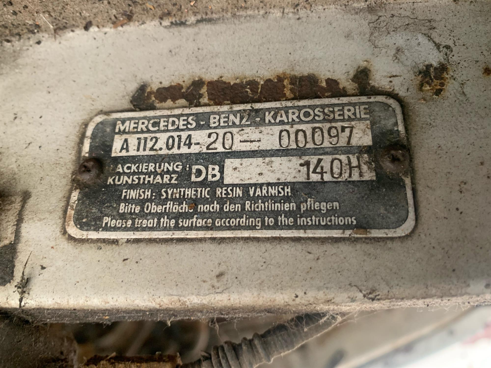 1963 Mercedes-Benz 300 SE Sedan Fintail ‘Barn Find’ - Image 23 of 23