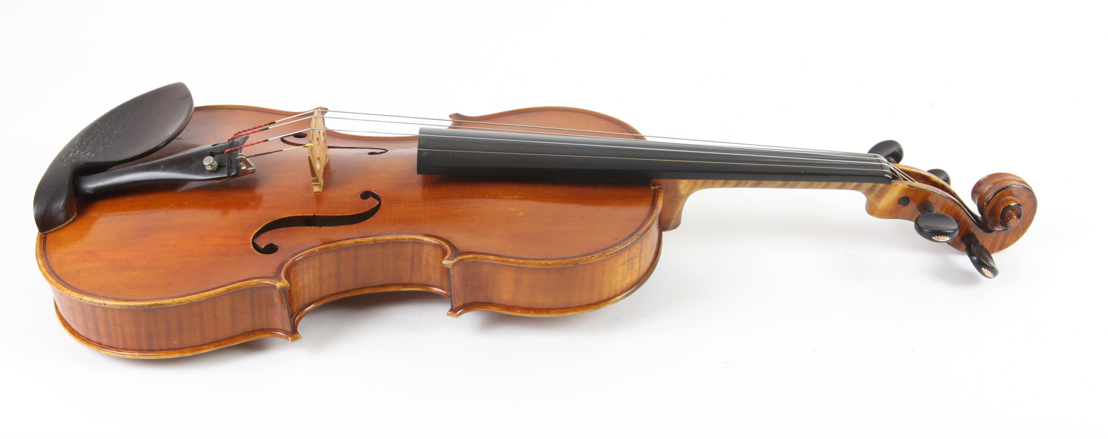 Carlo Giuseppe Oddone. A violin after Stradivari. Labelled Carlo Giuseppe Oddone fece. Torino A. - Image 9 of 39