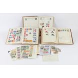 Oppen's Postage Stamp Album with British and foreign, to include Penny Black and 2d blue,