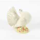 Beswick model of fan tail dove, no. 1614, 15cm