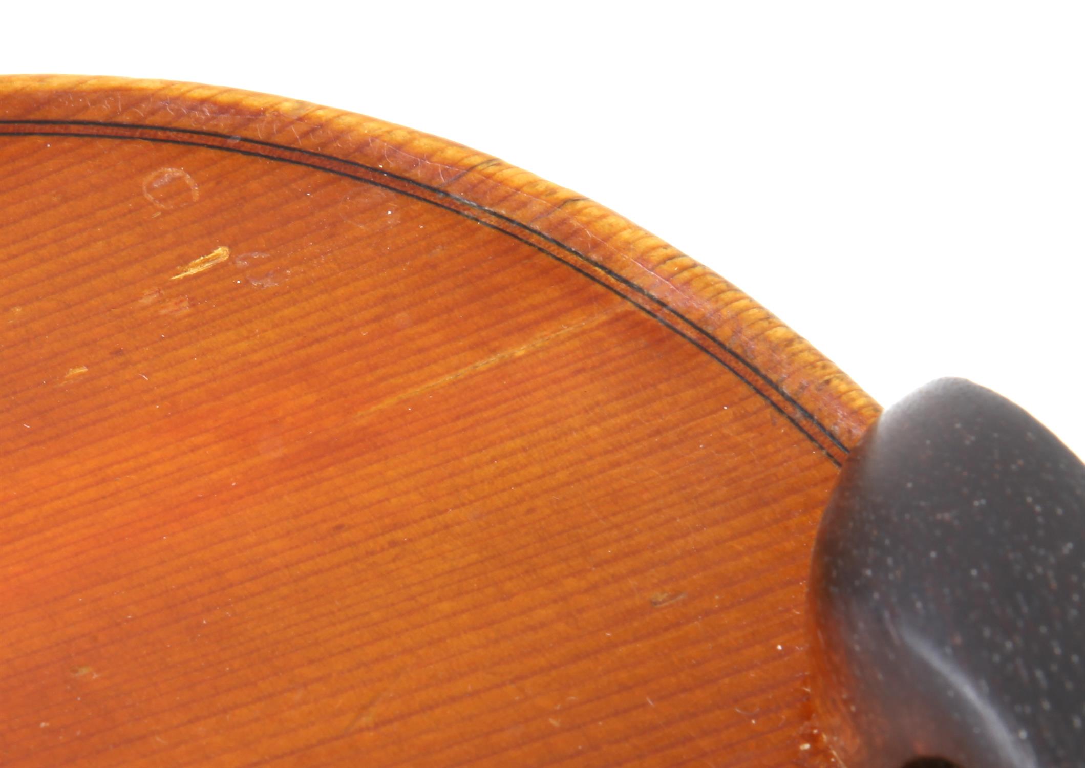 Carlo Giuseppe Oddone. A violin after Stradivari. Labelled Carlo Giuseppe Oddone fece. Torino A. - Image 5 of 39