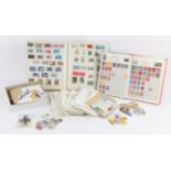 World Stamps sorted into envelopes, Capital Stamp Album and another including Great Britain and