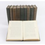 The Golden Bough by J. G. Frazer (London: Macmillan), 10 volumes, leather-bound, with indented