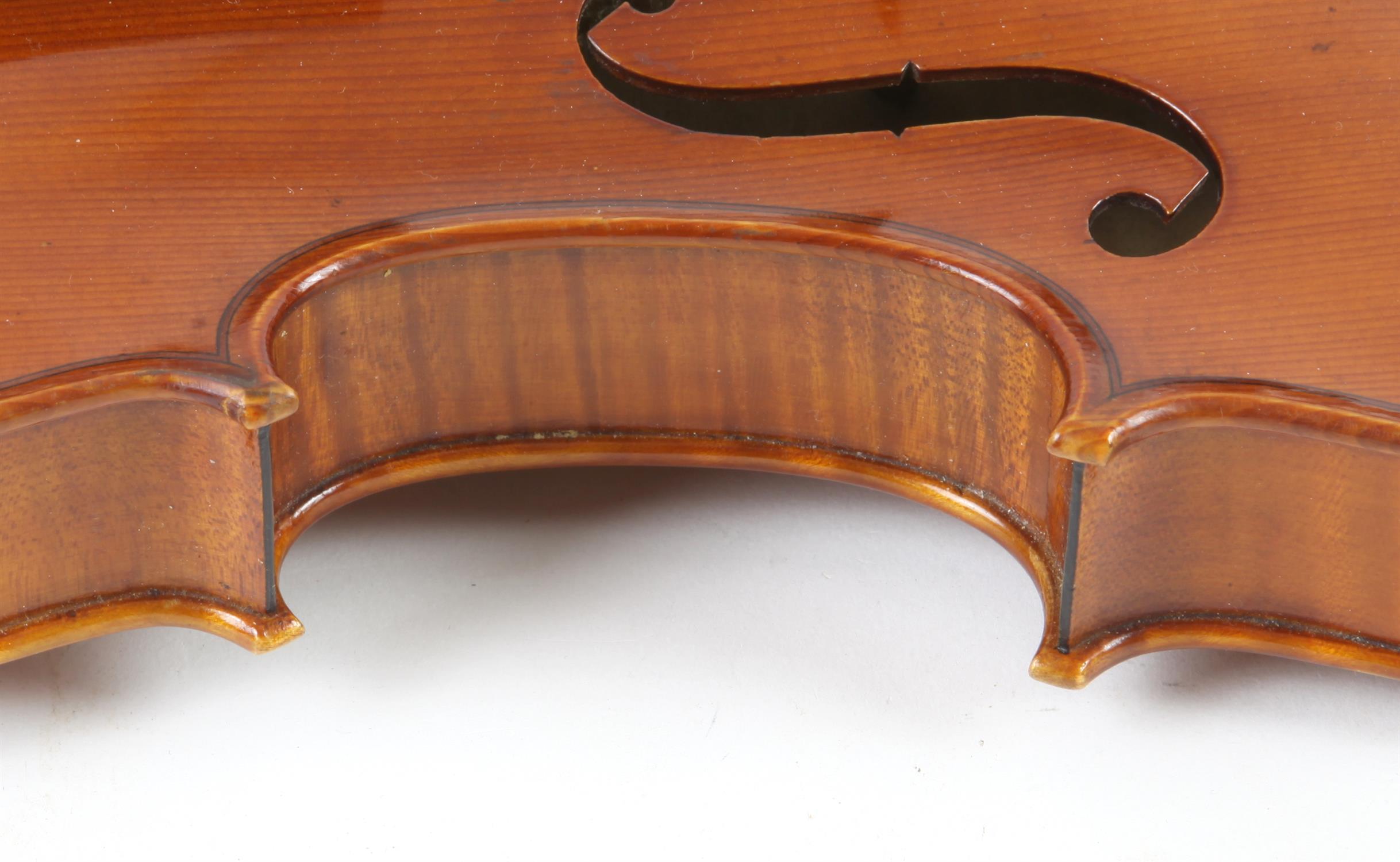 Carlo Giuseppe Oddone. A violin after Stradivari. Labelled Carlo Giuseppe Oddone fece. Torino A. - Image 7 of 39