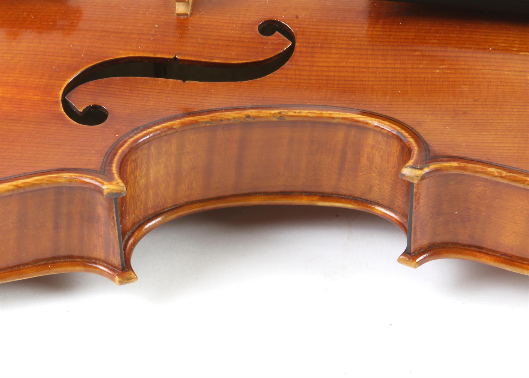 Carlo Giuseppe Oddone. A violin after Stradivari. Labelled Carlo Giuseppe Oddone fece. Torino A. - Image 10 of 39