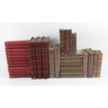 Large set of different volumes of Shakespeare's plays, including 1896 George Newness edition,