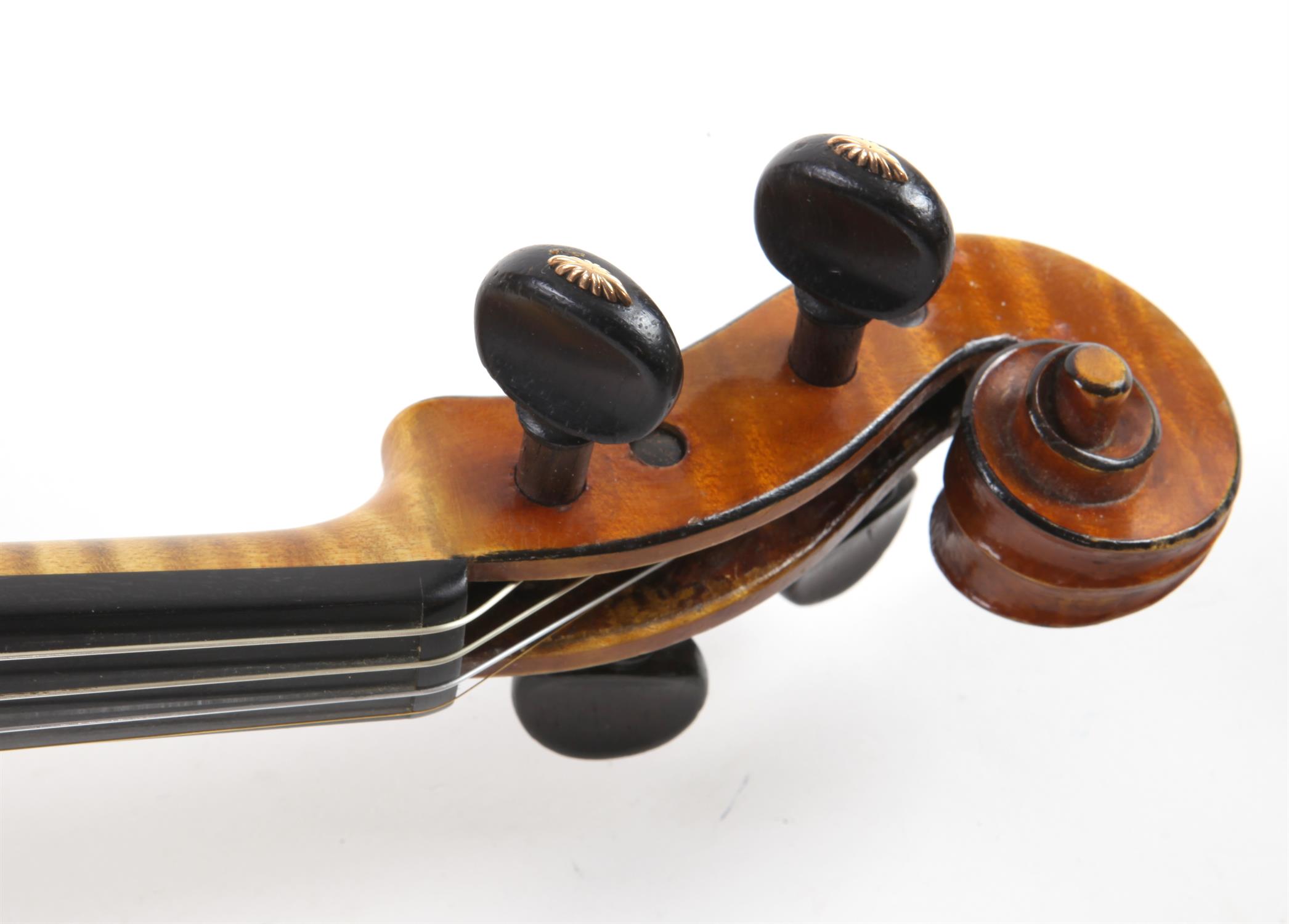 Carlo Giuseppe Oddone. A violin after Stradivari. Labelled Carlo Giuseppe Oddone fece. Torino A. - Image 12 of 39