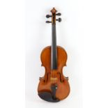 Carlo Giuseppe Oddone. A violin after Stradivari. Labelled Carlo Giuseppe Oddone fece. Torino A.