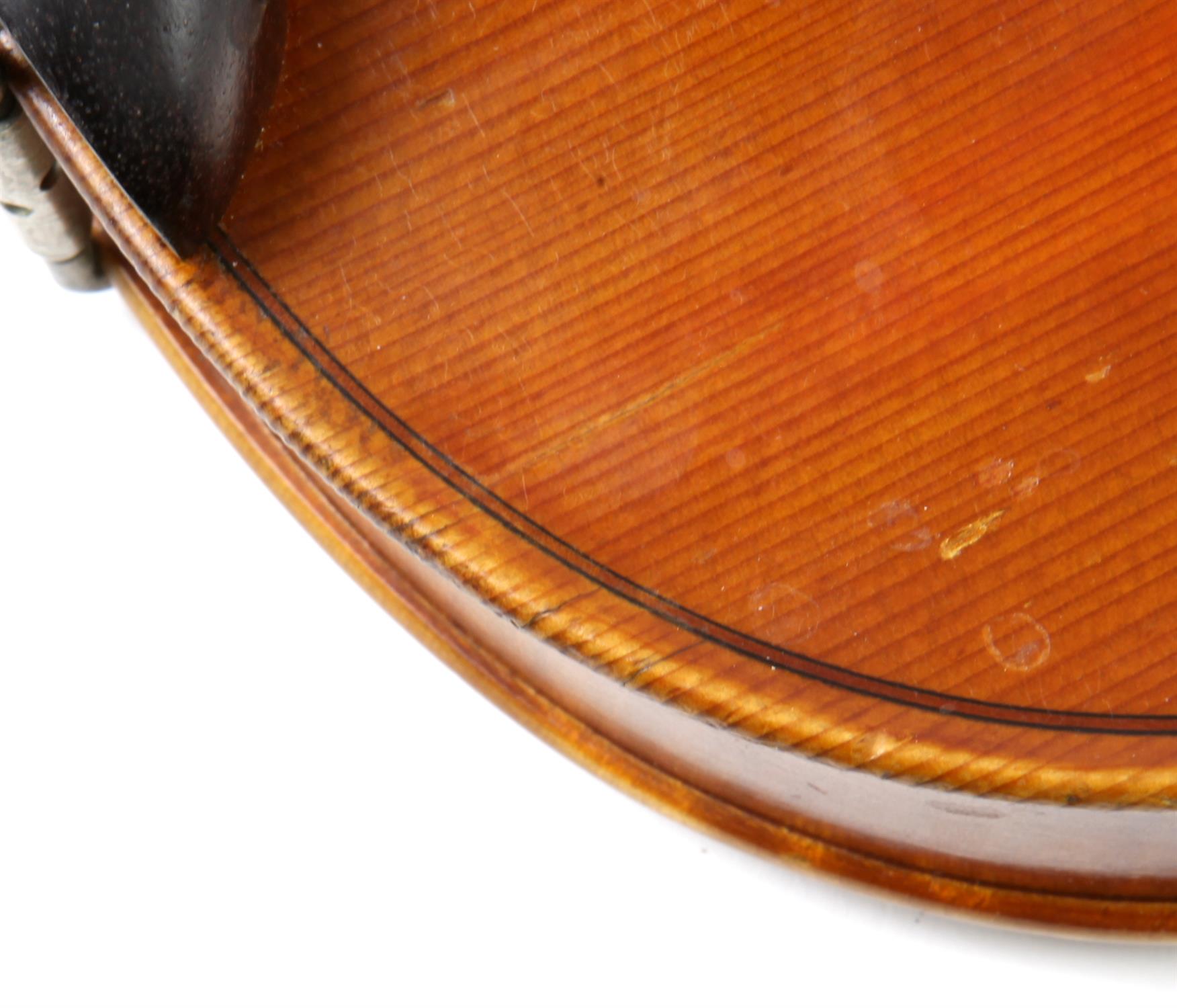 Carlo Giuseppe Oddone. A violin after Stradivari. Labelled Carlo Giuseppe Oddone fece. Torino A. - Image 4 of 39