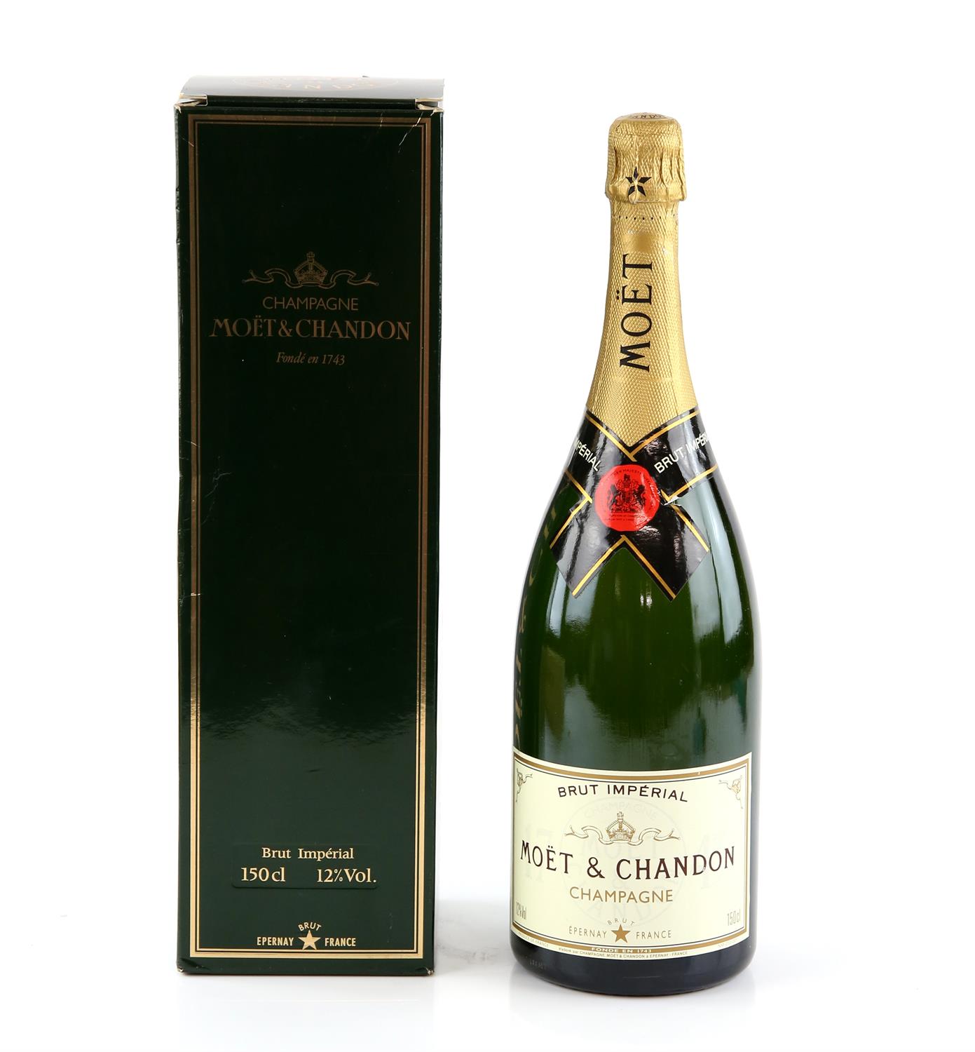 One magnum of Moet & Chandon Brut Imperial Champagne, 150cl, in original box