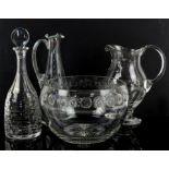 William Yeoward Decanter, carafe, water jug and fruit bowl